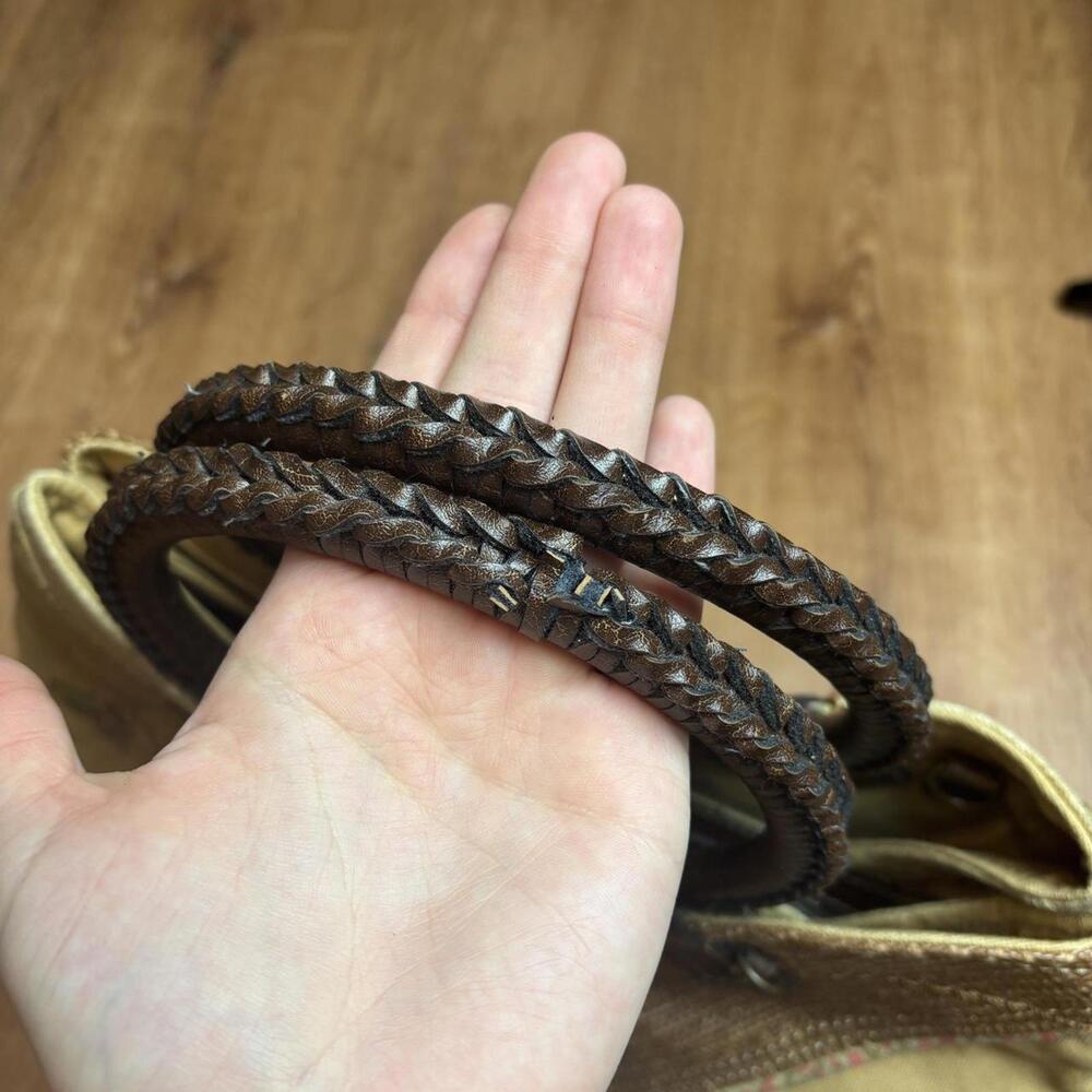 Fossil vtg patchwork soho shoulder bag brown tan … - image 3